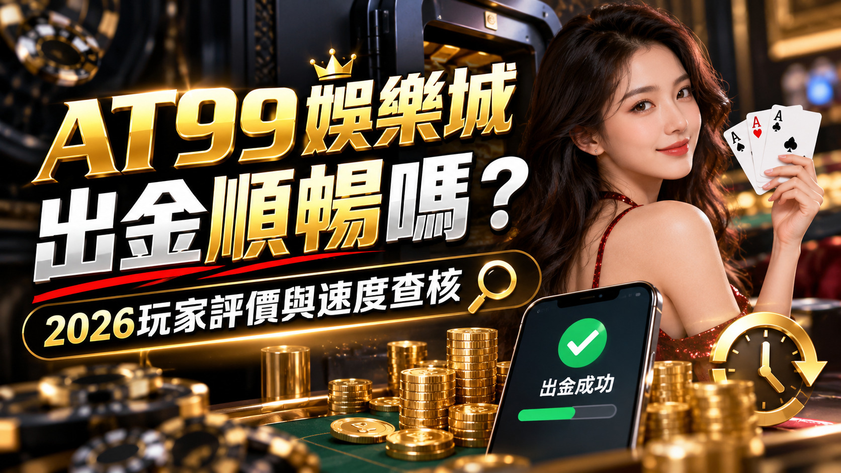 AT99娛樂城出金順暢嗎?2026玩家評價與速度查核